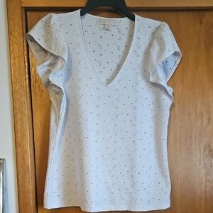 Micheal Kors Eyelet Top Sz Medium